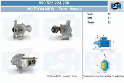 CV PSH 590523224230 -  Стартер